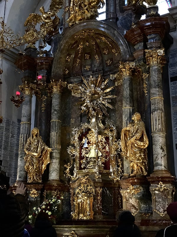 Prague church tabernacle