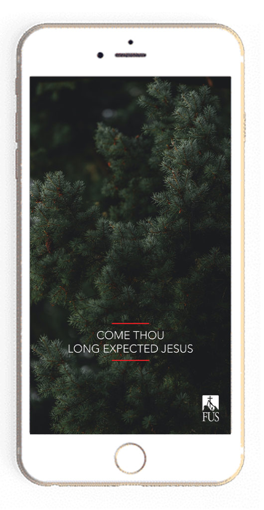 come thou long expected Jesus wallpaper